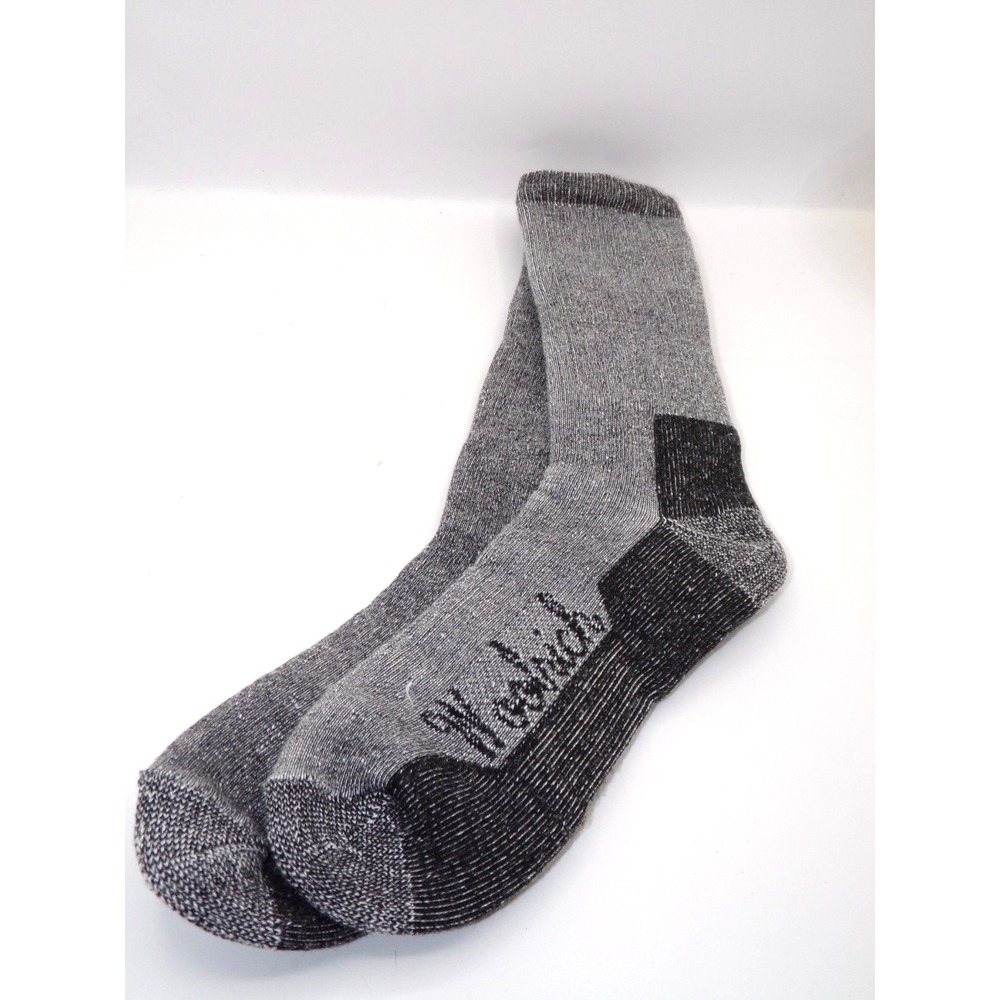 WOOLRICH Unisex 79% Merino Wool Socks Grey